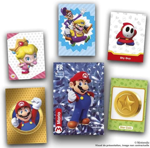 Carte Panini -  Super Mario - Tc Boite Métal 8 Pochettes   3 Cartes El
